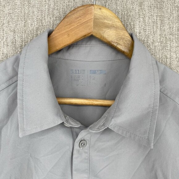 5.11 Tactical Shirt Medium Flex Polo Short Sleeve Vented Performance Enduro - Picture 5 of 10